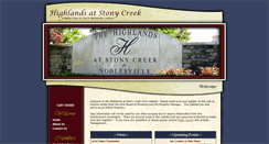 Desktop Screenshot of highlandsatstonycreek.com